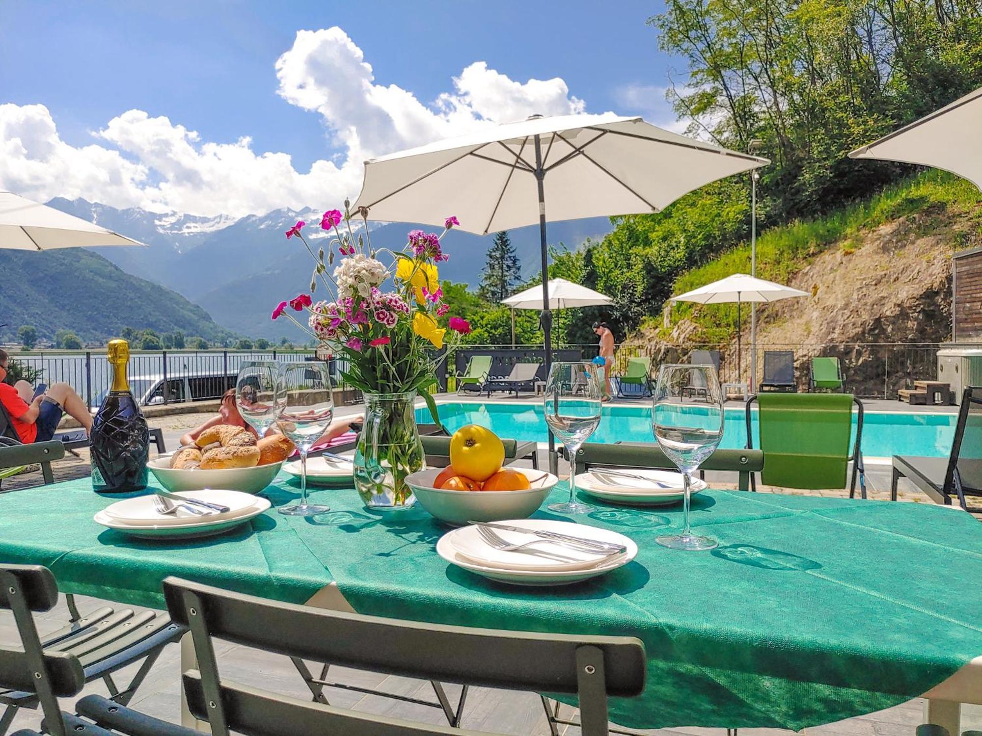 Dascio Emotion Ferienwohnung Mit Terrasse Am See Εξωτερικό φωτογραφία
