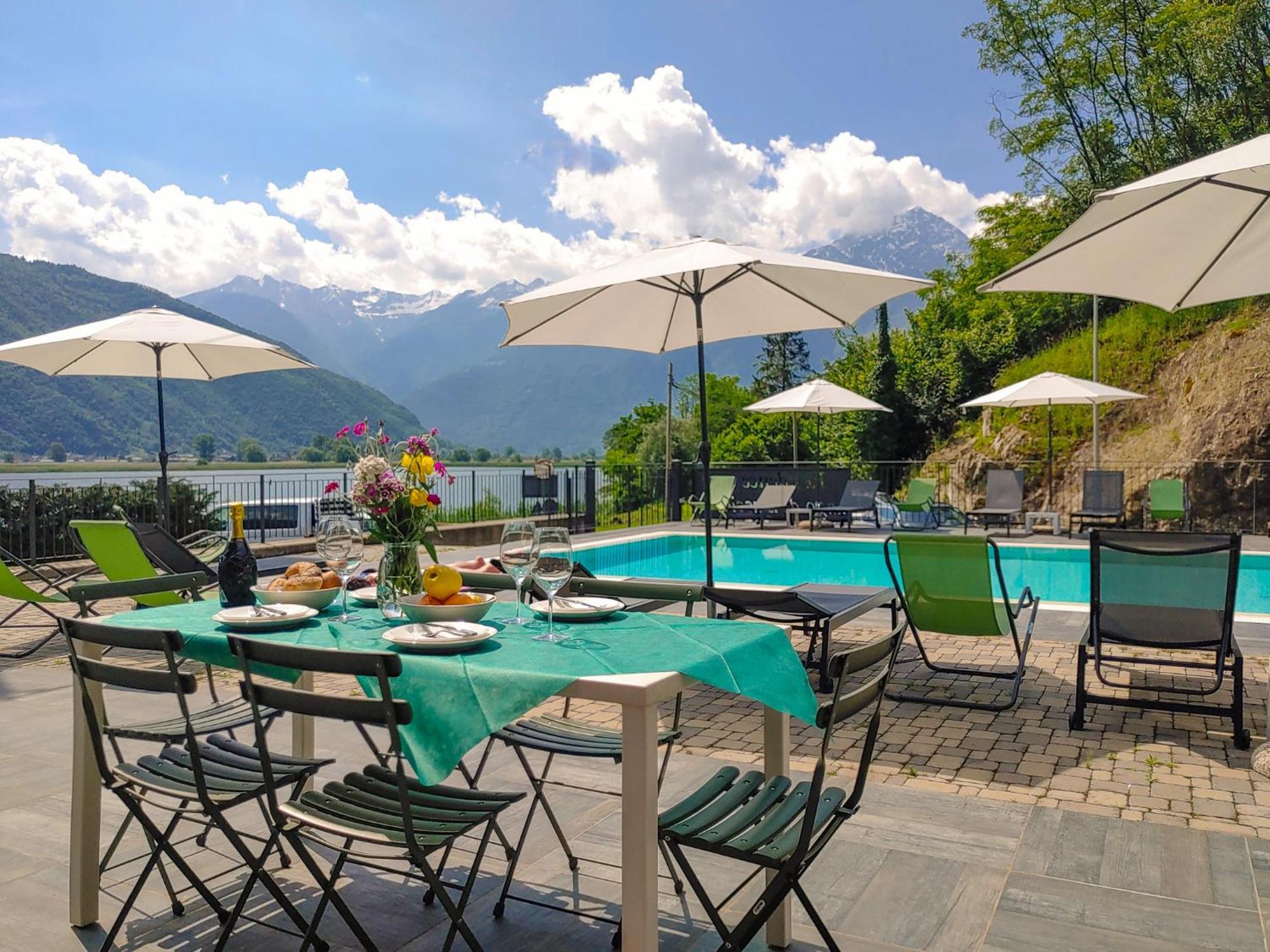 Dascio Emotion Ferienwohnung Mit Terrasse Am See Εξωτερικό φωτογραφία